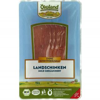 Landschinken geschnitten