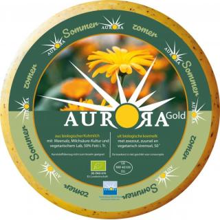 Aurora Gold Sommerkäse mit Kornblumen