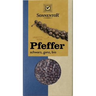 Pfeffer schwarz ganz