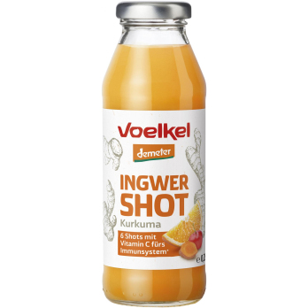 Shot Ingwer & Kurkuma mit Orangensaft & viel Vitam