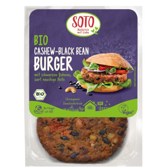 Burger Cashew-Black Bean 8x160g