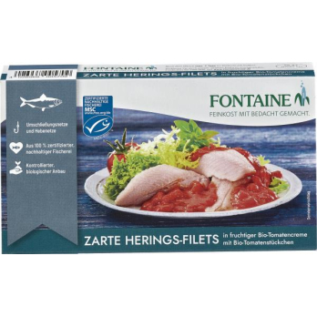 Heringsfilets i.Tomate
