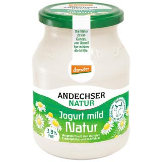 Joghurt natur mild 3,7% demeter