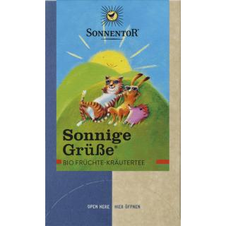 Sonnige Grüße Tee 18 Stk. Aufgussbeutel