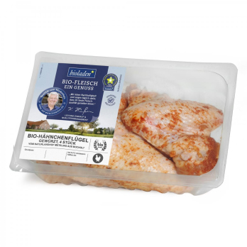 b*Hähnchenflügel, gewürzt (4er Pack)