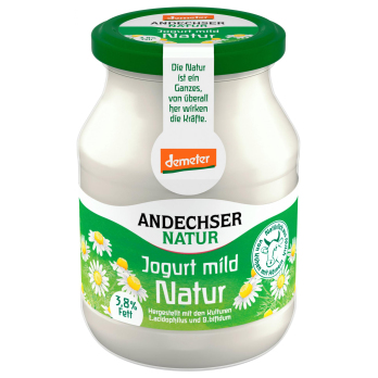 Joghurt natur mild 3,7% demeter