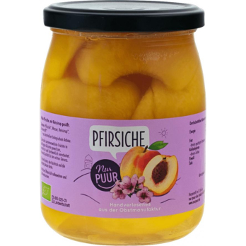 Pfirsiche halbe Frucht